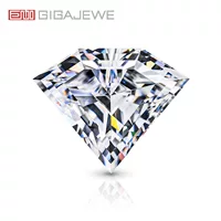 GIGAJEWE белый D цвет Муассанит Защитная форма вырезанный голый камень с сертификатом для оптовой продажи