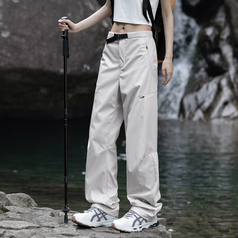 啄木鸟工装裤女2025新款夏户外徒步登山速干伞兵运动薄机能冲锋裤|undefined