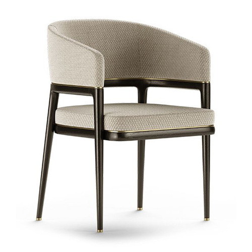 Modern light luxury dining chair Italian simple high-end club restaurant hotel chair new Chinese style model room furniture