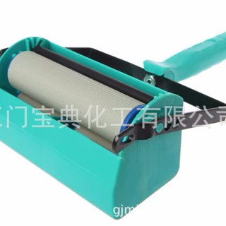 艺术漆滚花滚筒工具单色装饰机5寸双色机印花漆料盒 热卖滚筒批发