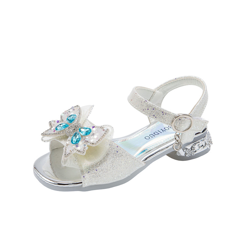 Sandalias infantiles 2026 primavera y otoño nueva moda zapatillas de princesa para niños grandes niñas zapatillas de playa transpirables image 6
