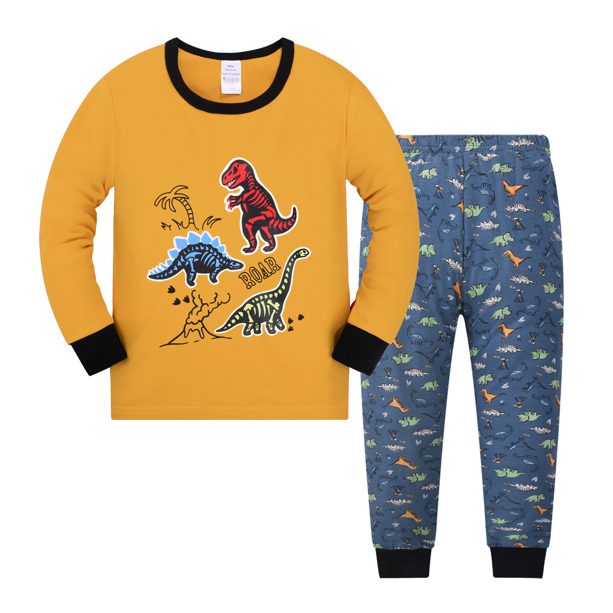 Europa y América nuevos niños homewear traje de comercio exterior transfronterizo niños de dibujos animados impreso pijamas niños Pijamas