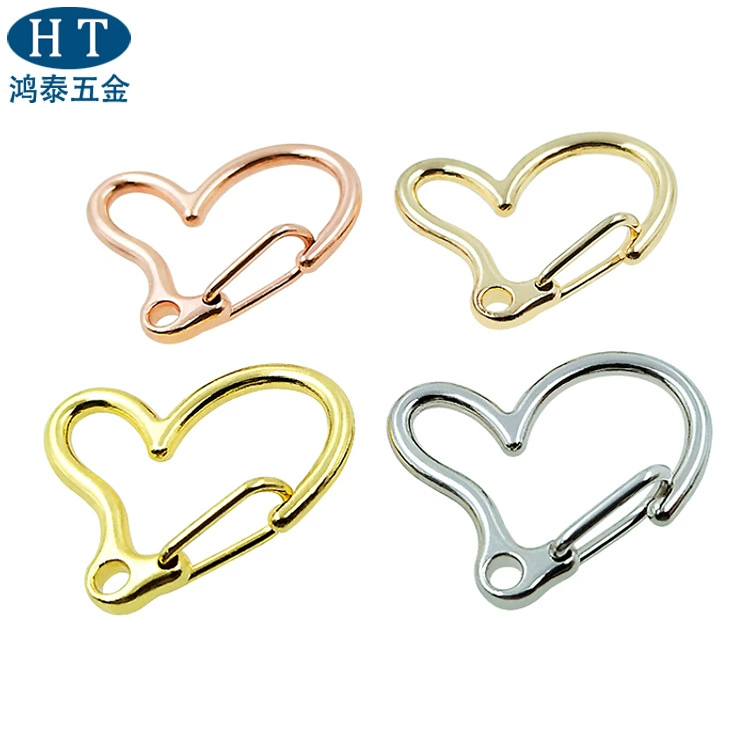 Keychain heart shaped, accessory, golden accessories, DIY