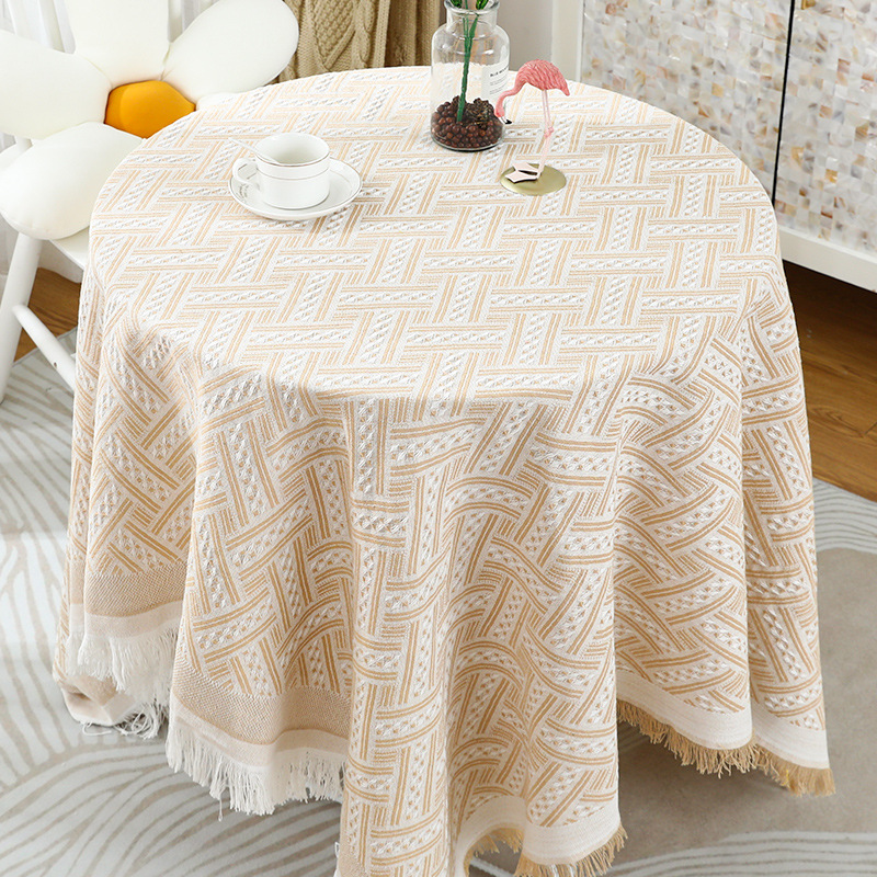 T Grid-caqui Blanco (engrosado)