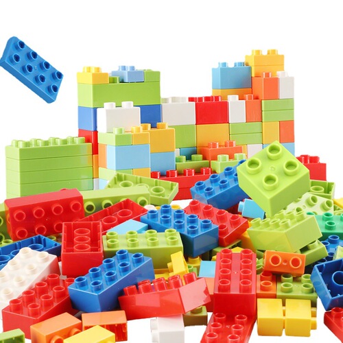 Compatible with Lego large particle building blocks, children's bulk puzzle building blocks, animal changeable fun toys wholesale