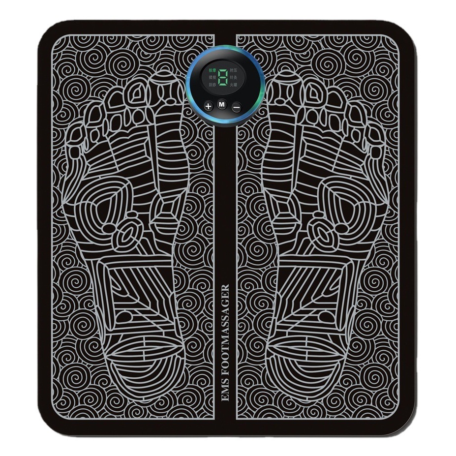 EMS inteligente almohadilla de masaje de pies micro corriente máquina de masaje de pies de carga portátil masaje de pulso almohadilla de pie masajeador de pies