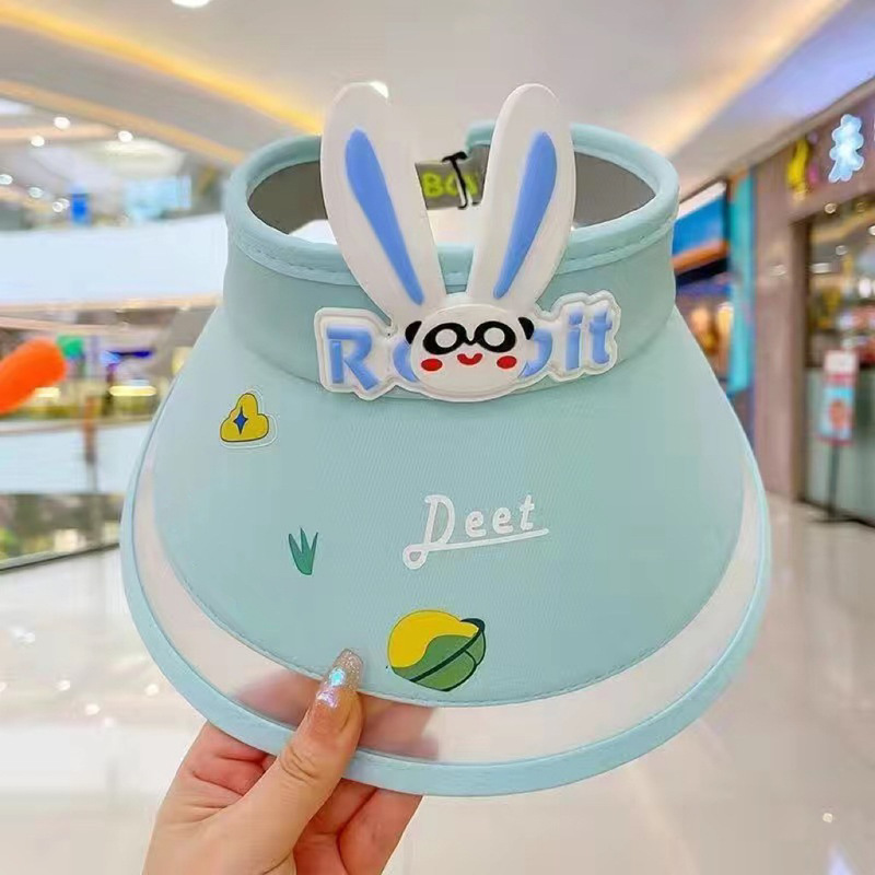 ネザファンハット子供用ベビーかわいい日よけ帽子日焼け止め帽子夏薄い空のシルクハット充電式日よけ帽子|undefined