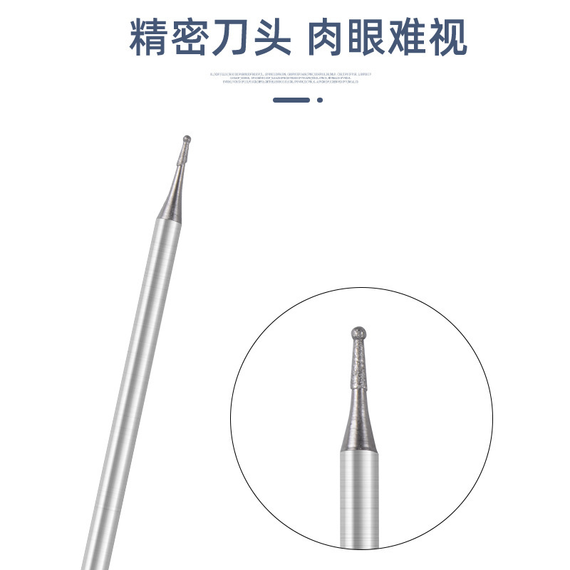 F ニードル 2.35 ハンドル電動エメリー翡翠彫刻ツール研削ヘッド翡翠彫刻研削針研削ヘッド|undefined