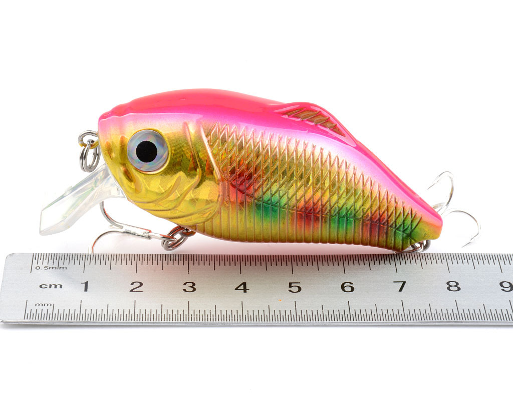 Micro Square Bill Crankbait Lure For Bass Trout Walleye Saltwater Freshwater Fishing