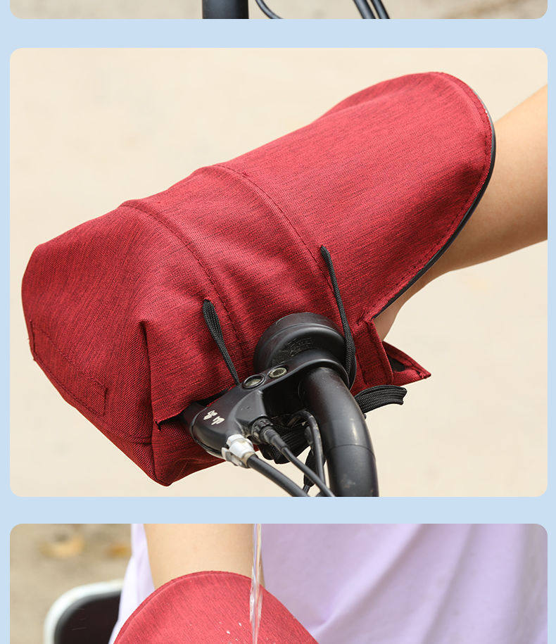 Electric Vehicle Sun Protection Gloves, Summer Motorcycle Handlebar Covers, Waterproof Windproof Sunshade, Anti-Uv Battery Car Hand Guards