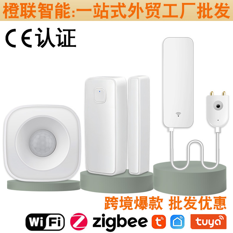 Factory Graffiti Wifi Water Level Sensor Linkage Alarm Intelligent Wireless Water Leakage Detector Fully Automatic