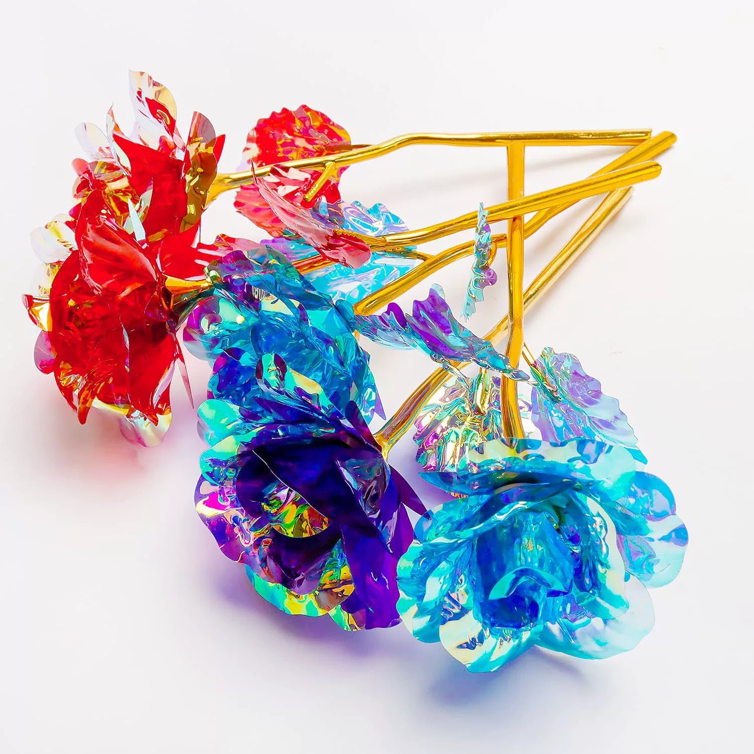 Одиночная роза из золотой фольги, распродажа, Рождество, День святого Валентина, подарок на день рождения, золотой лист, креативное мероприятие, небольшой подарок