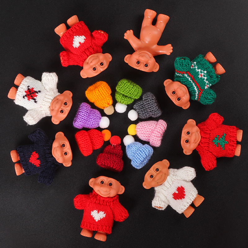 Encendedor suéter retro 90s sombrero troll muñeca dulce cool chica bungee cubierta de cigarrillos de silicona