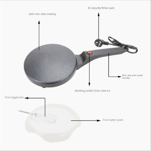 Household Thin Pancake Maker Multifunction Electric Griddle Pancake Maker Spring Roll Maker Fully Automatic Mini Pancake Pan Direct Manufacturer Sale