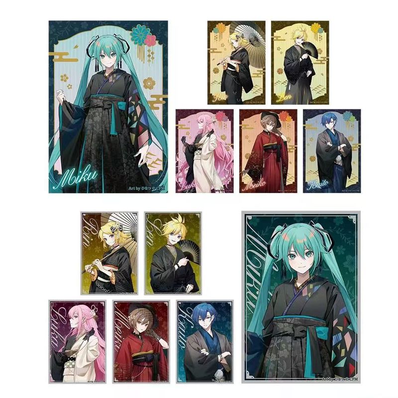 正規品日谷初音ミクmiku2023新年祭着物立札カードグッズ|undefined