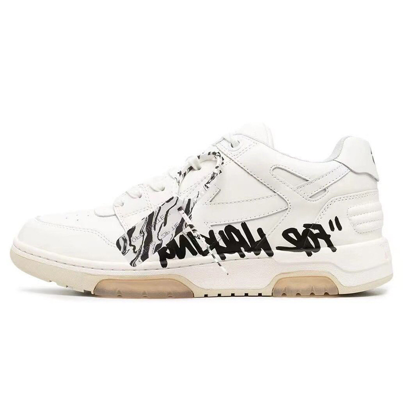 2022 nueva moda de zapatos de papá blanco ow flecha pareja zapatillas deportivas casual zapatos blancos de moda