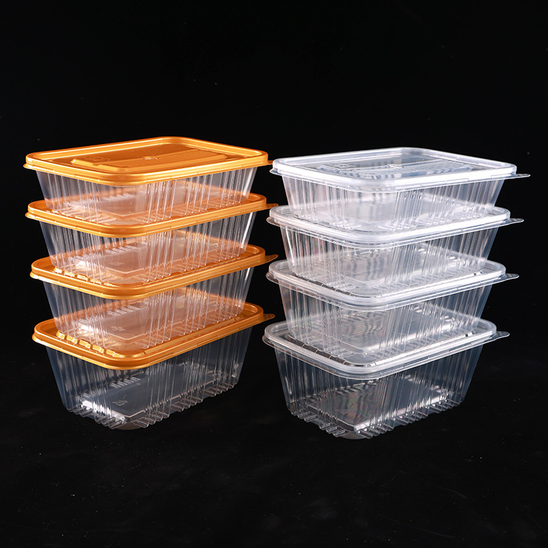 使い捨ての碗の食品級の外売りの箱は蓋の丸い弁当箱を持って密封します。|undefined