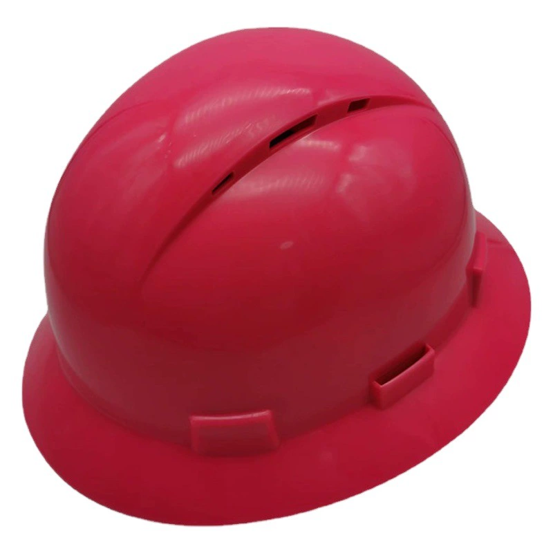 Дышащий американский стандартный шлем из стекловолокна с расширенными и полными полями HDPE крышка строительной площадки ручка подкладка электроизоляционный шлем