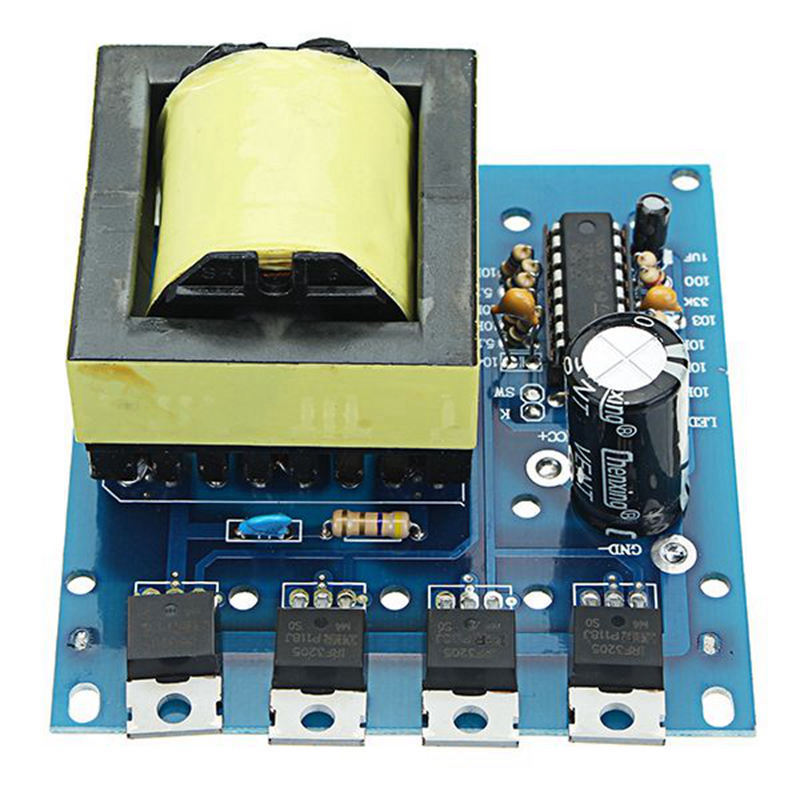 500W DC 12V to AC 18v 0-220V-380V simple inverter front stage 500W DC 12V to AC 18v 0-220V-380V simple inverter front stage