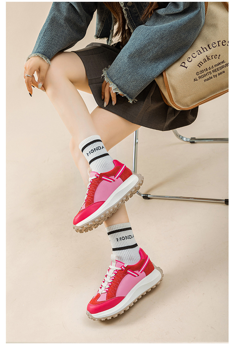 Women Running Shoes Walking Shoes Tennis Shoes Sneakers Rubber Sole Easy To Clean Cushioned Shock Absorption Footwear Sneakers_voghion.com