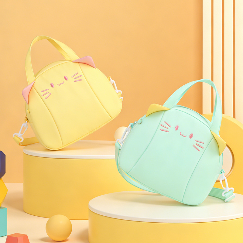 Nuevo gato bolso de niña bolso de hombro lindo bolso de moda caramelo bolso de mano casual de mujer bolso de viaje