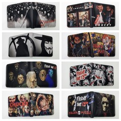 Ghostbusters Halloween Costumes Ghostface Bride Black Friday Chucky Halloween Horror Movie Merchandise Wallet Purse Card Holder
