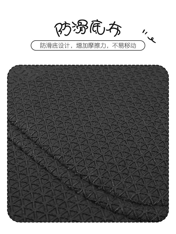 Quilted Embroidered Two-Color Cat Car Seat Back Anti-Kick Pad Car Seat Back Anti-Fouling Pad Anti-Dirty Pad with Storage Bag