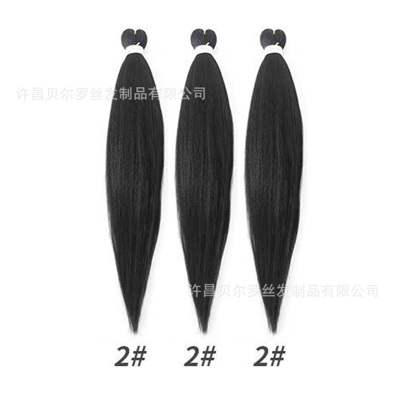 Kit de 3 pelucas EZ Braid – cabello synthetic, colores sólidos/degradé