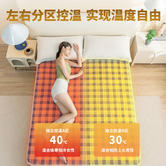 雙人加熱毯雙控可調溫家用電褥子電熱墊毯宿舍臥室電熱毯