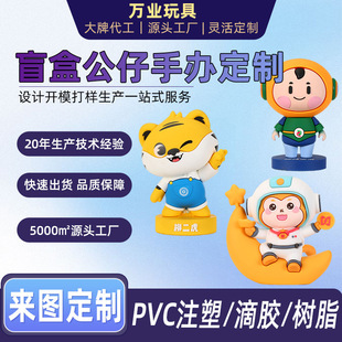 Blind Box Doll Customized Pvc Doll Injection Molded Glue Enamel Doll Hand-Made Ornaments Resin Crafts to Order with Pictures