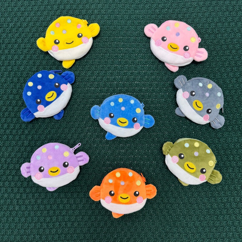 Creative Pufferfish Plush Coin Purse Lipstick Card Toy Bag Portable Lipstick Bag Street Stall Night Market Wholesale Doll Creative Pufferfish Plush Coin Purse Lipstick Card Toy Bag Portable Lipstick Bag Street Stall Night Market Wholesale Doll
