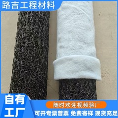 プラスチック盲溝透水盲管堤防遮土壁繊維状盲管100mm覇膜被覆プラスチック盲管