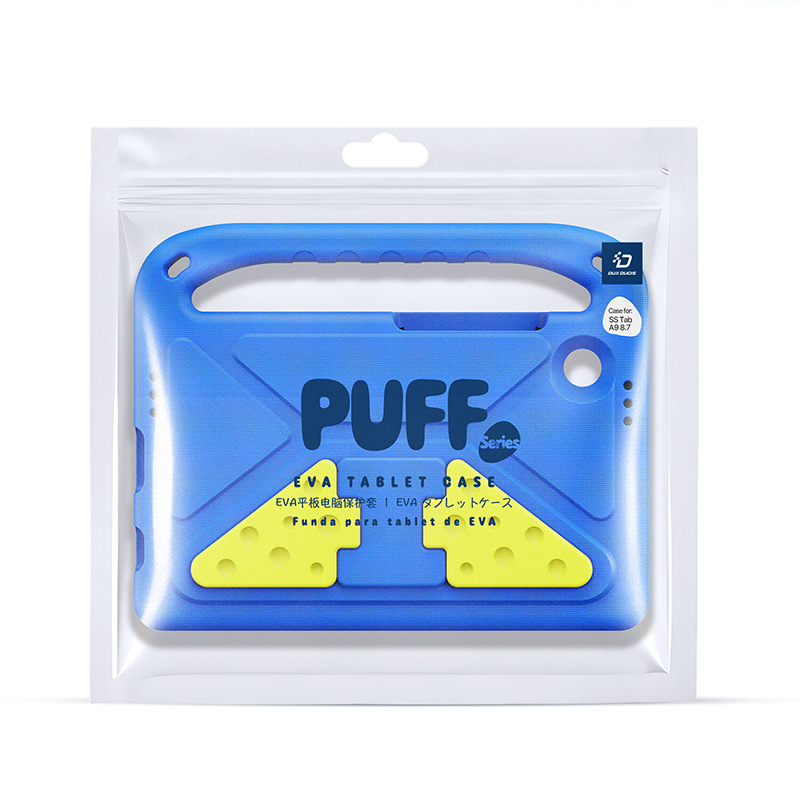 Adecuado para Samsung TabA9 Carcasa trasera plana de soporte de dibujos animados Xiaomi Pad7Pro Funda protectora de tableta portátil EVA