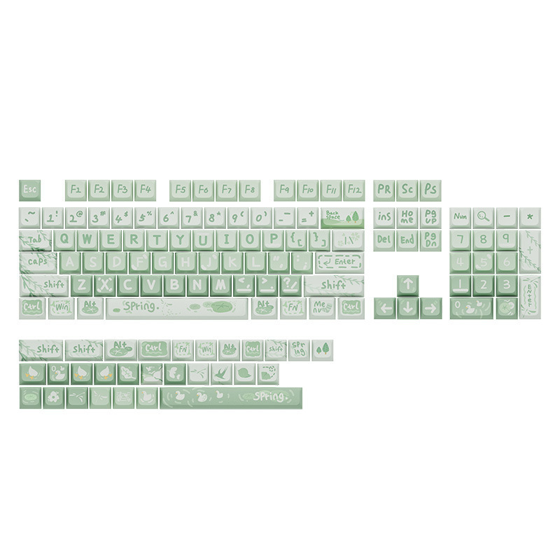 XDA高品質PBT素材ボールキャップ昇華プリントグミベアEVAフルセット汎用メカニカルキーボードキーキャップ|undefined