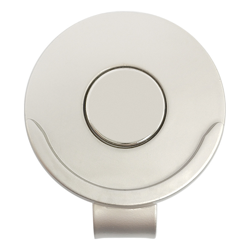 Niebla de clip de sombrero mate níquel