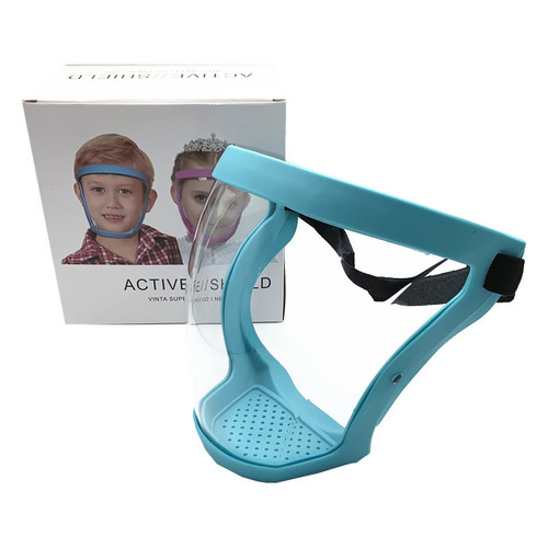 Children's face mask for protection, anti-fog, anti-UV, high-definition children's face mask with full edge protection goggles, protective face mask