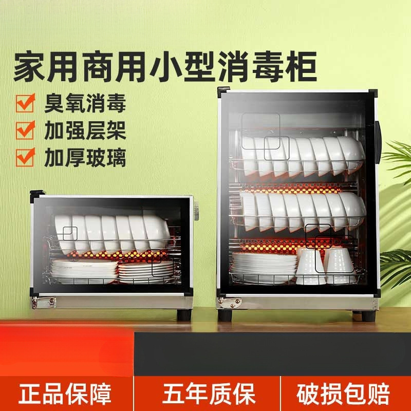 Disinfection Cabinet for Home and Commercial Use, Vertical Small 2025 New Model Disinfection Cupboard for Kitchen Bowls and Chopsticks, Countertop Type