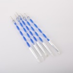 10支一套铝管美甲笔金属杆刷美甲刷美甲用品笔刷子批发彩绘专用