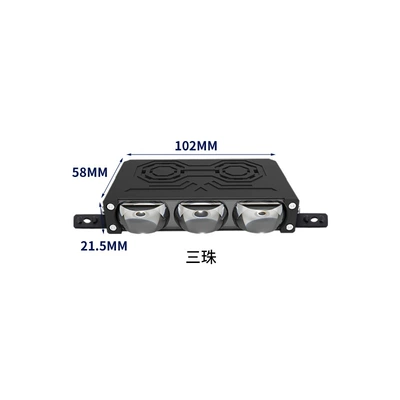 Road Lighting, Hidden Grille – İşçi projektorları - ip67-fully-waterproof-two-tone-mesh-light-three-beads