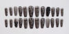 Z-309 Phantom Dark Butterfly Pseudo Nail Cross-border Black Fruits Wear Nail Patch Fakenail Wholesale