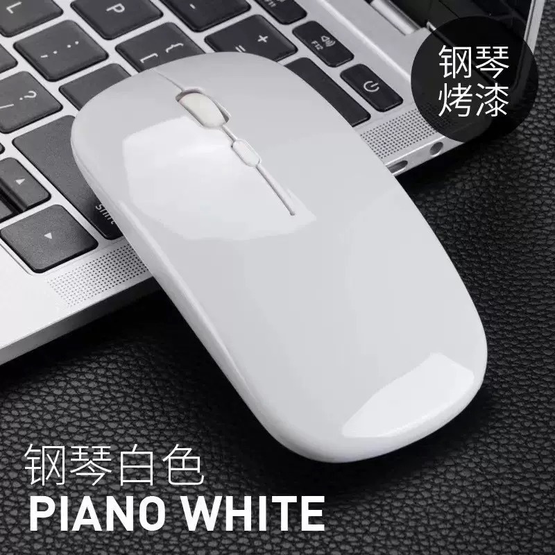 Fábrica personalizada ratón Bluetooth inalámbrico 2.4G recargable ligero ultradelgado accesorios portátiles de computadora luminosa Bluetooth image 8