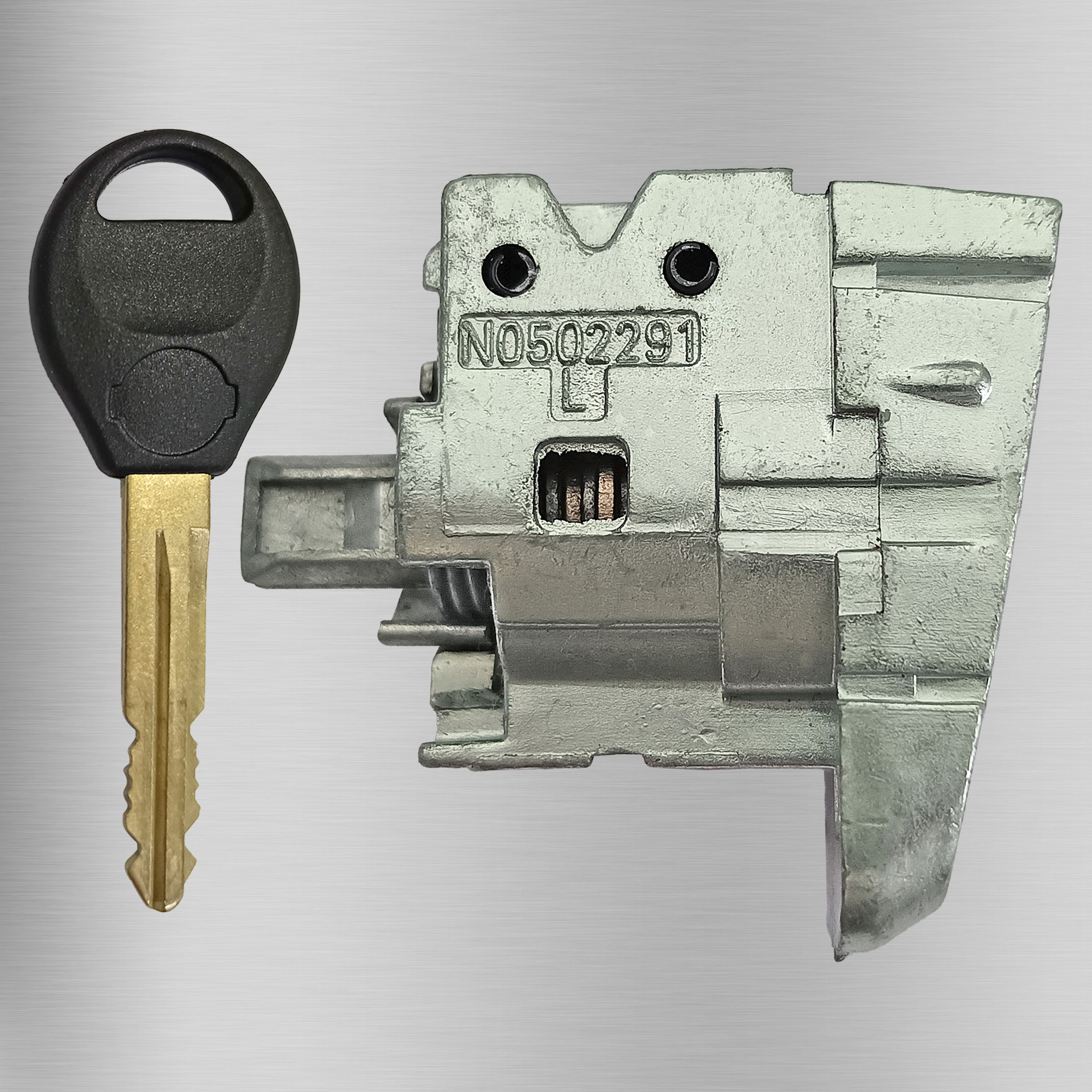 Aplicable a Nissan Old Xiao客, cilindro de la puerta izquierda, 1 llave, cilindro de la puerta de conducción, modificación de automóviles, conjunto de cilindro de reemplazo