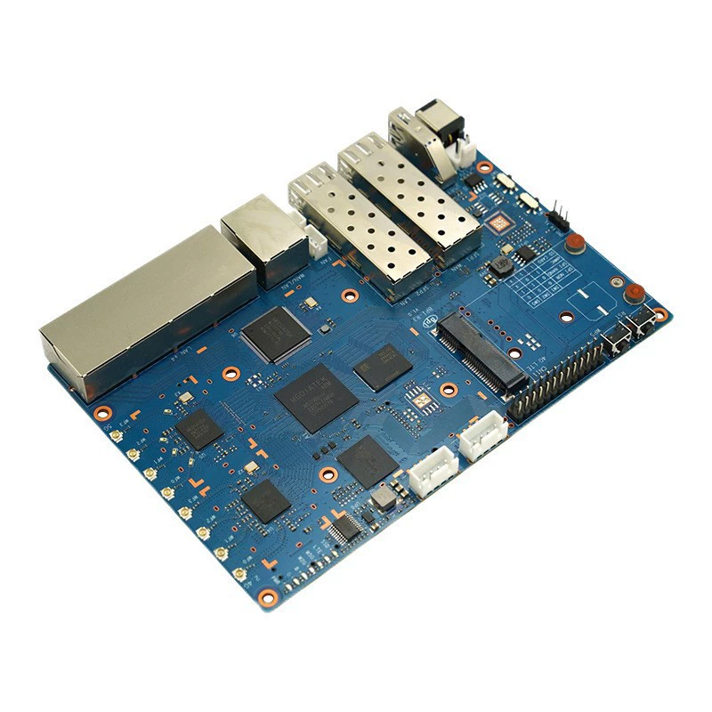 Banana Pi BPI R3 открытая маршрутизаторная плата разработки, MediaTek MT7986 поддерживает SFP