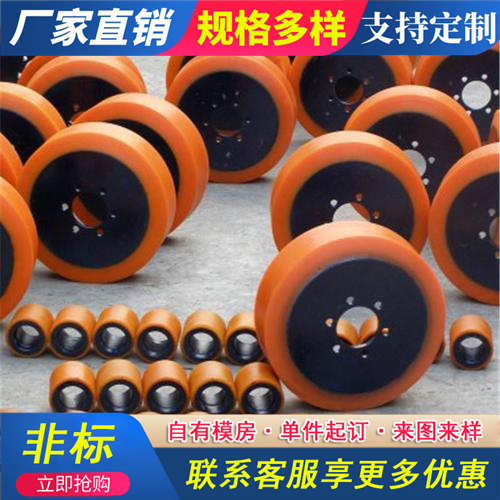 厂家供应 聚氨酯轮 工业用减震万向聚氨酯轮 6寸弹簧减震聚氨酯轮