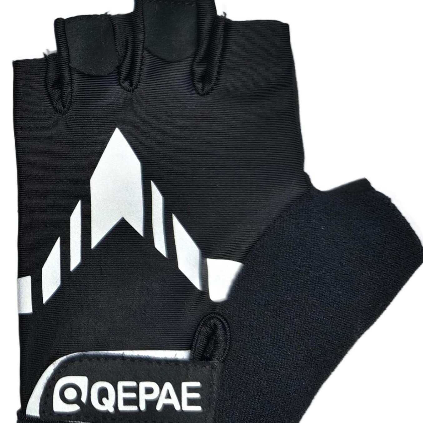 Qepae 로드 산악 자전거 반 손가락 터치 스크린 장갑 스포츠 레이싱 피트니스 오토바이 짧은 손가락 장갑