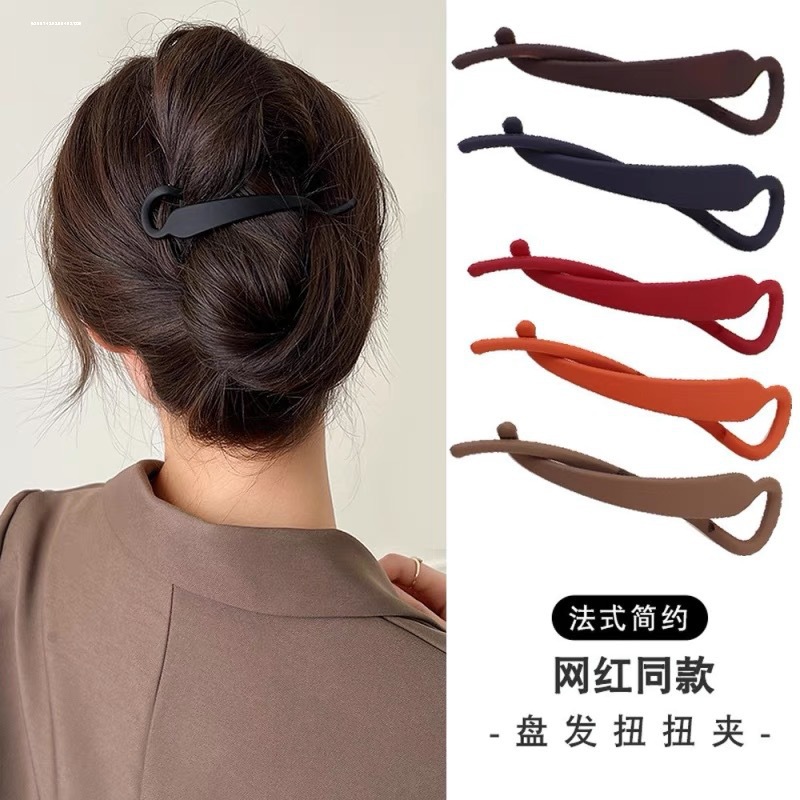 Hairpin for Fixing Updos, Twist Clip for Women, Back of the Head Clip, 2025 New Style Claw Clip, Banana Clip Hair Accessory, Hair Ornament