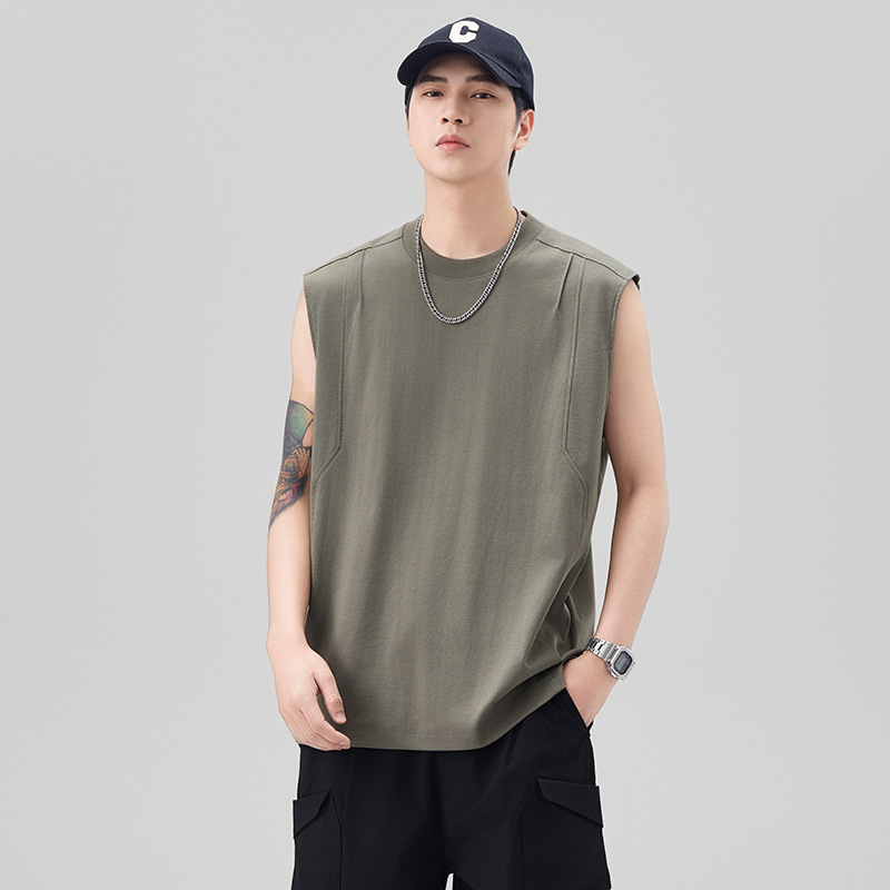 Danpaoni | Japanese Sports Fitness Vest Men's Summer Waistcoat New Loose plus size Youth Jacket Sleeveless T-shirt