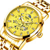 Waterproof fashionable mechanical men's watch, Switzerland, fully automatic