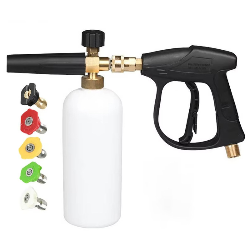 알루미늄 건 + 폼 캐논 + 5색 노즐