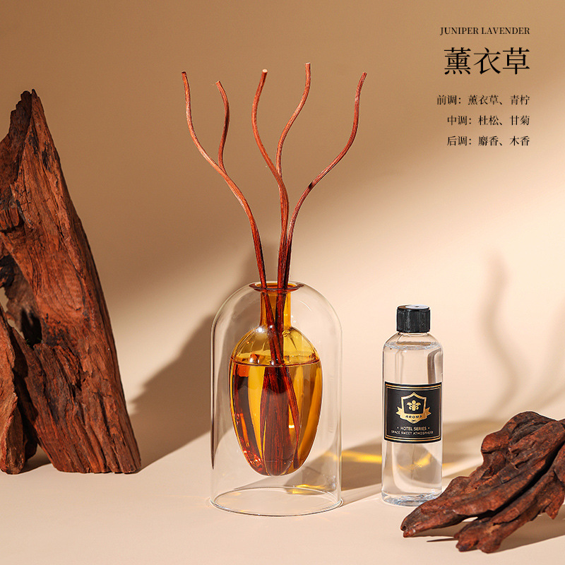 Botella de aceite esencial aromático de caña para el hogar de alto nivel de fragancia de olor interior adornos de baño regalo image 16